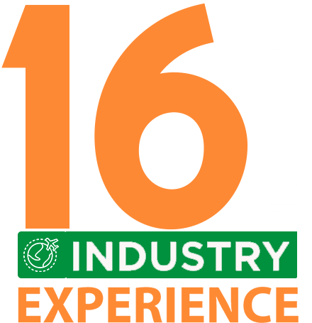16 Years of Industry Experience